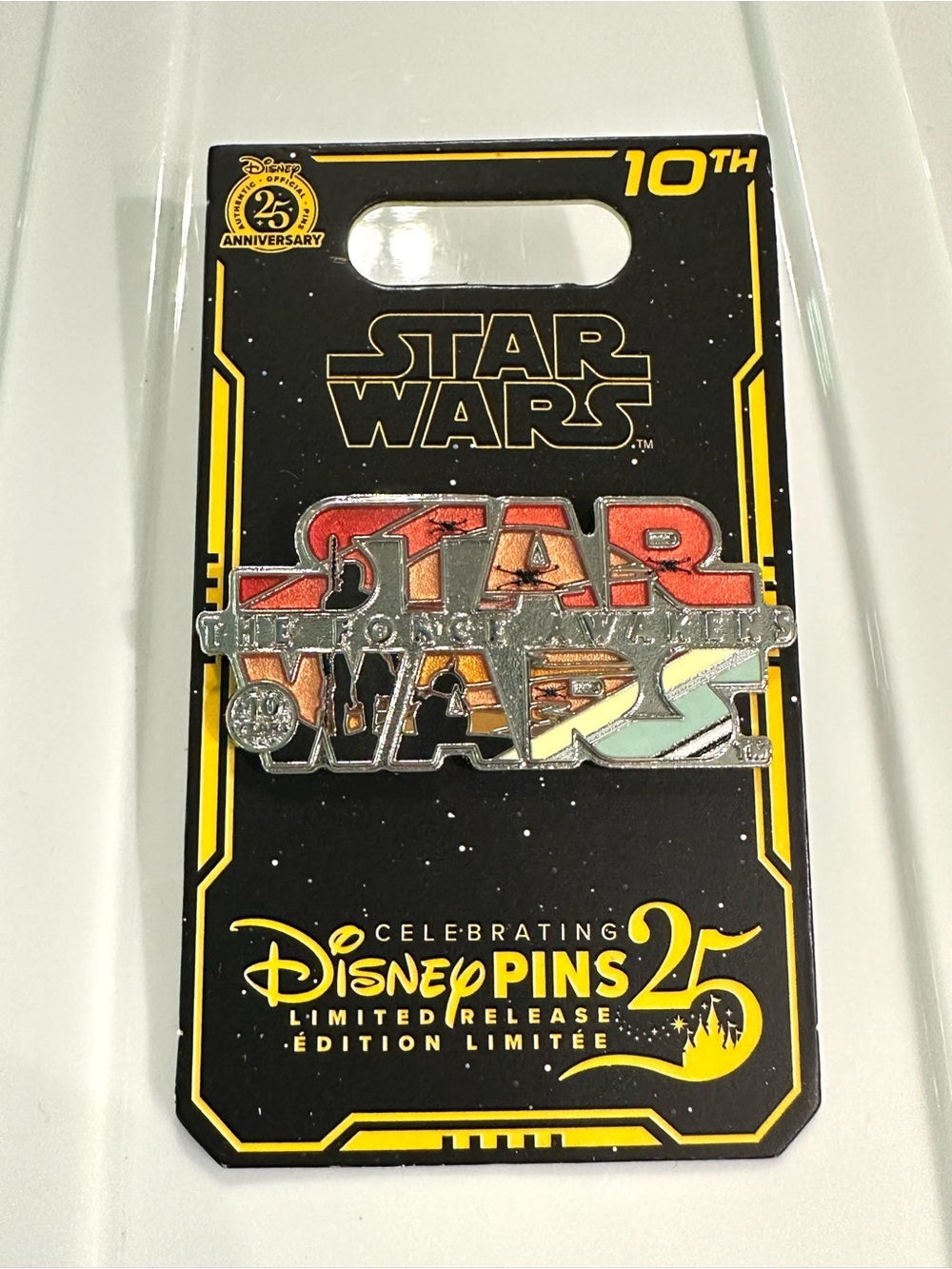 Disney Star Wars The Force Awakens Limited Release Anniversary Collector Pin